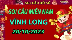 Soi cầu xổ số Vĩnh Long 20/10/2023 - Dự đoán XSMN cùng Gemwin