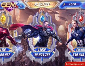 Nổ hũ Avengers và những trận chiến không hồi kết ở Gemwin