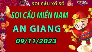 Soi cầu xổ số An Giang 09/11/2023 - Dự đoán XSMN cùng Gemwin