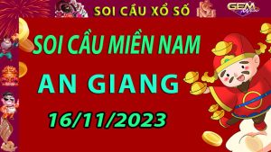 Soi cầu xổ số An Giang 16/11/2023 - Dự đoán XSMN cùng Gemwin