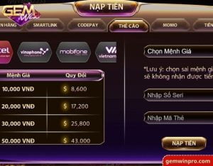 Cổng game Gemwin.plus và những điểm mạnh và độc quyền