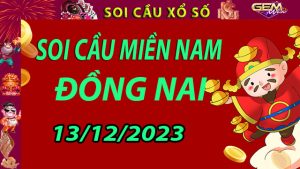 Soi cầu xổ số Đồng Nai 13/12/2023 - Dự đoán XSMN cùng Gemwin
