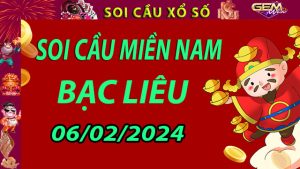 Soi cầu xổ số Bạc Liêu 06/02/2024 - Dự đoán XSMN cùng Gemwin