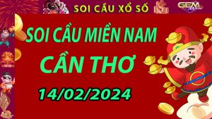 Soi cầu xổ số Cần Thơ 14/02/2024 - Dự đoán XSMN cùng Gemwin